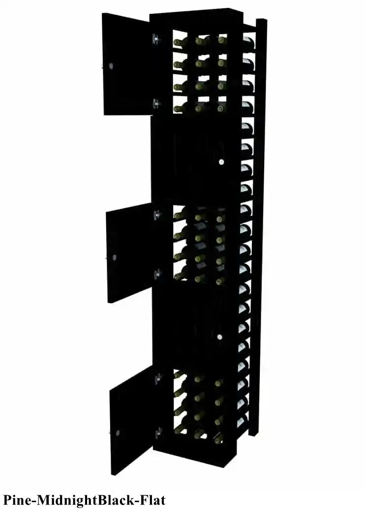 Vinostor Wine Lockers – 5 Locking Bins - 83-5/8″ Tall - Individual Bottles