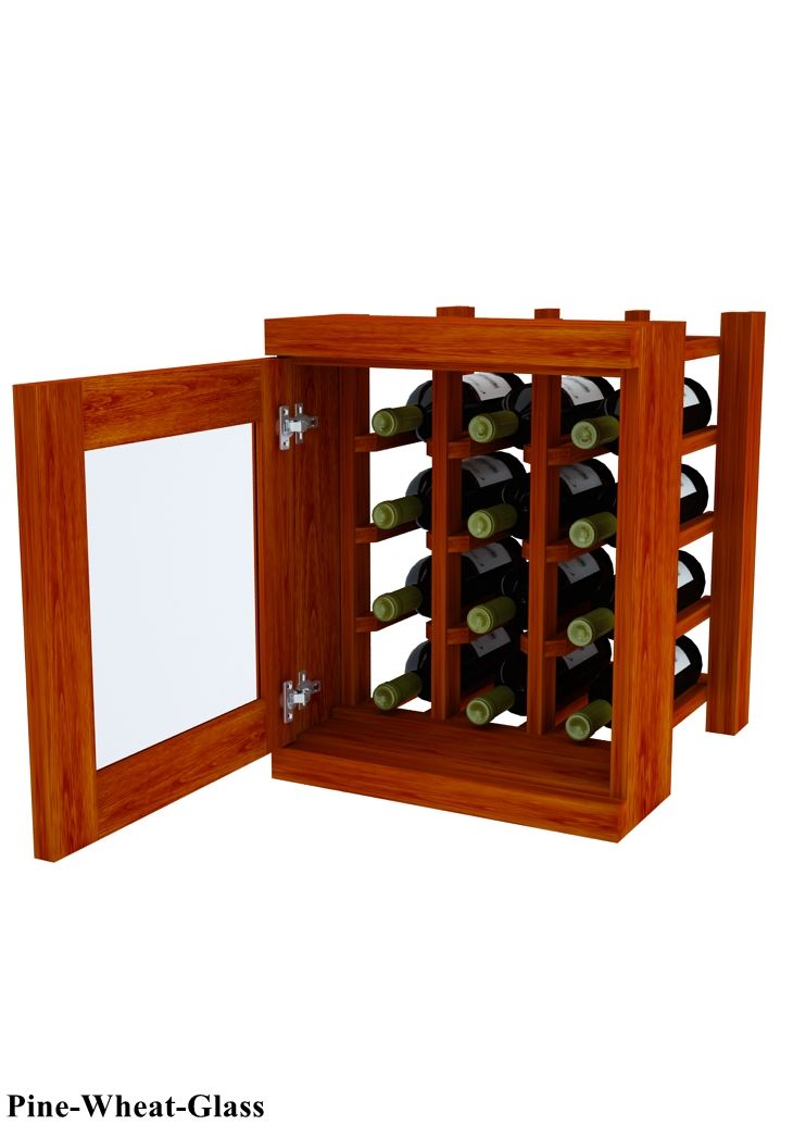 Vinostor Wine Lockers – 1 Locking Bins - 19-5/8″ Tall - Individual Bottles