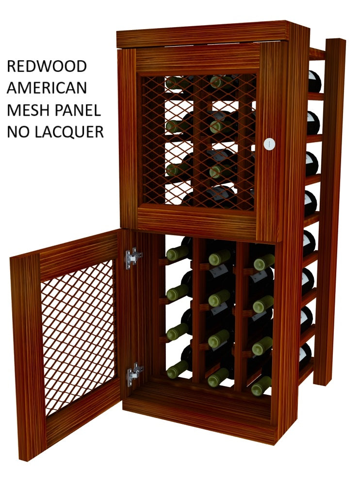 Vinostor Wine Lockers – 2 Locking Bins - 35-5/8″ Tall - Individual Bottles