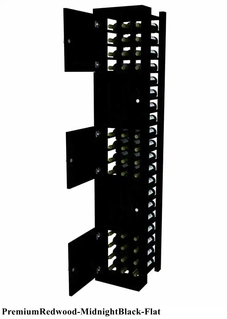 Vinostor Wine Lockers – 5 Locking Bins - 83-5/8″ Tall - Individual Bottles