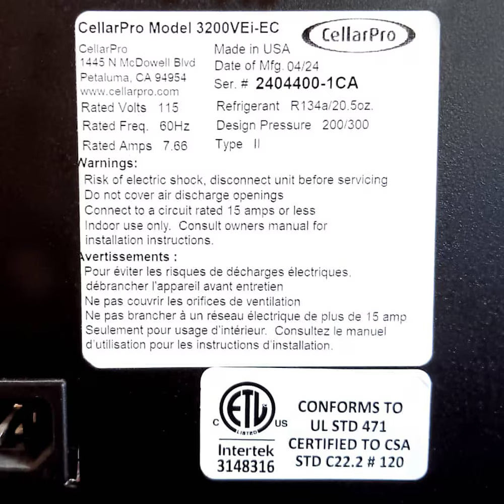 Self Contained 3/8 Ton 3200VEi (Up to 1,000 cubic feet)