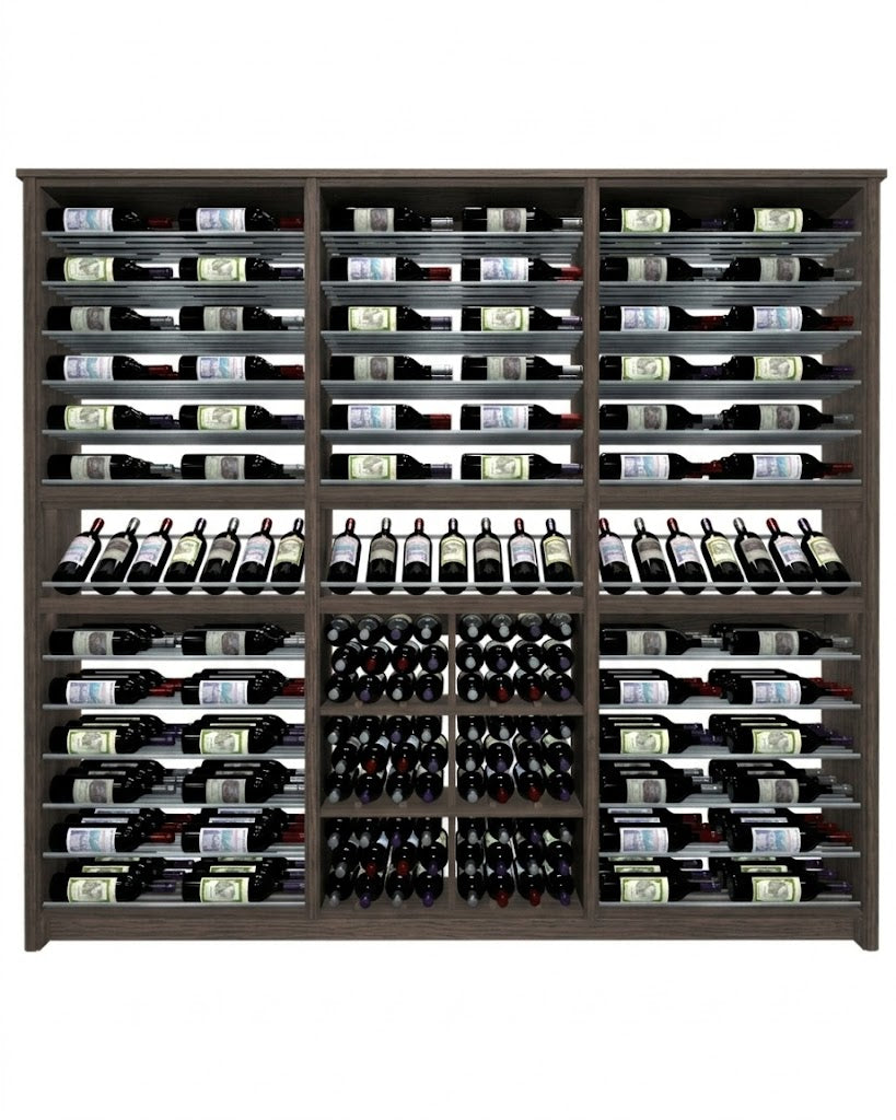 Kessick Tower Series 264-Bottle Hardwood Wine Cabinet