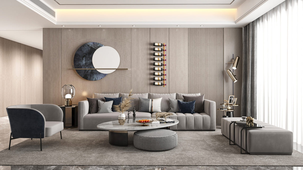 VintageView Helix Single 45 (minimalist wall mounted metal wine rack kit)