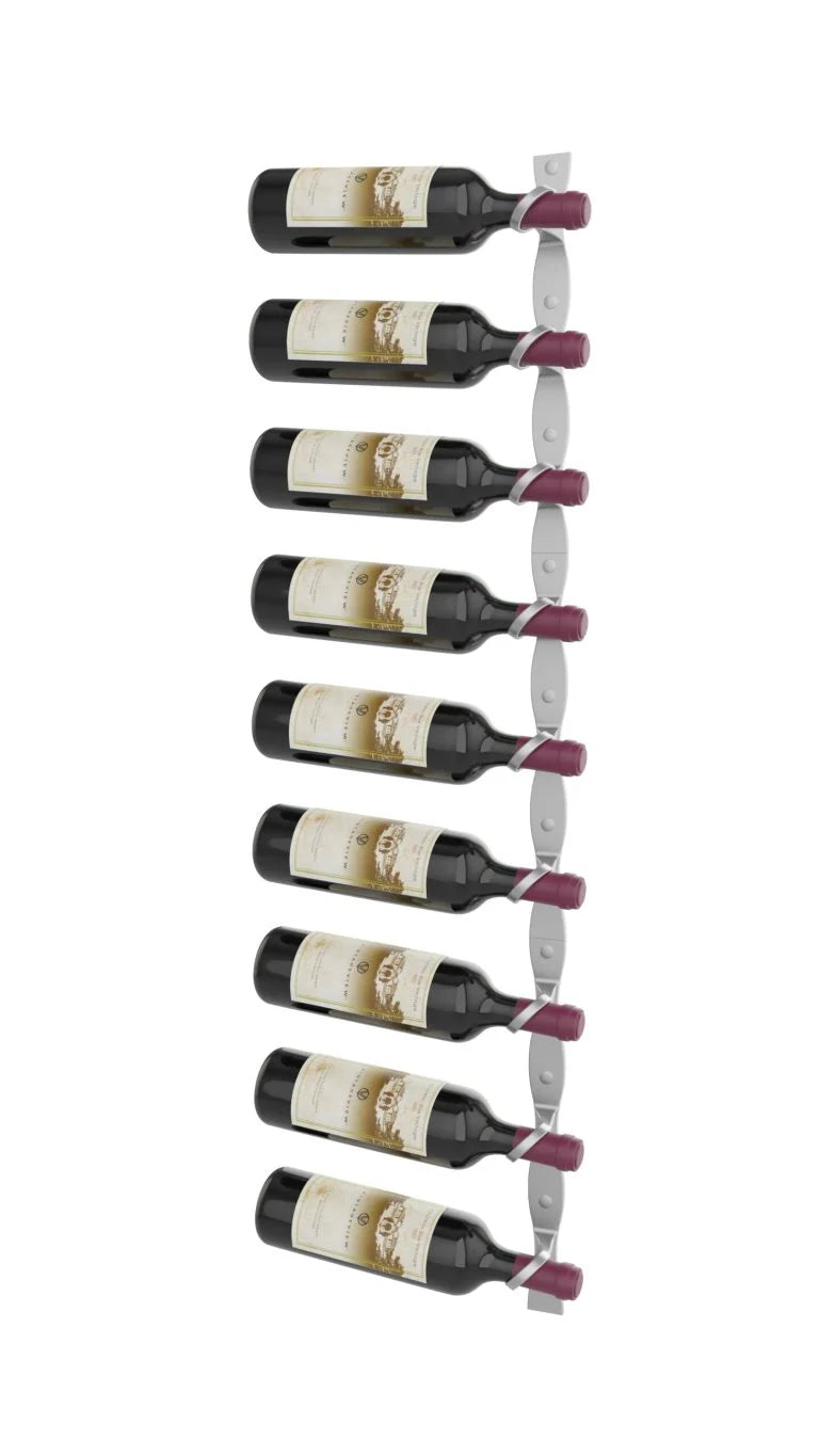 VintageView Helix Single 45 (minimalist wall mounted metal wine rack kit)