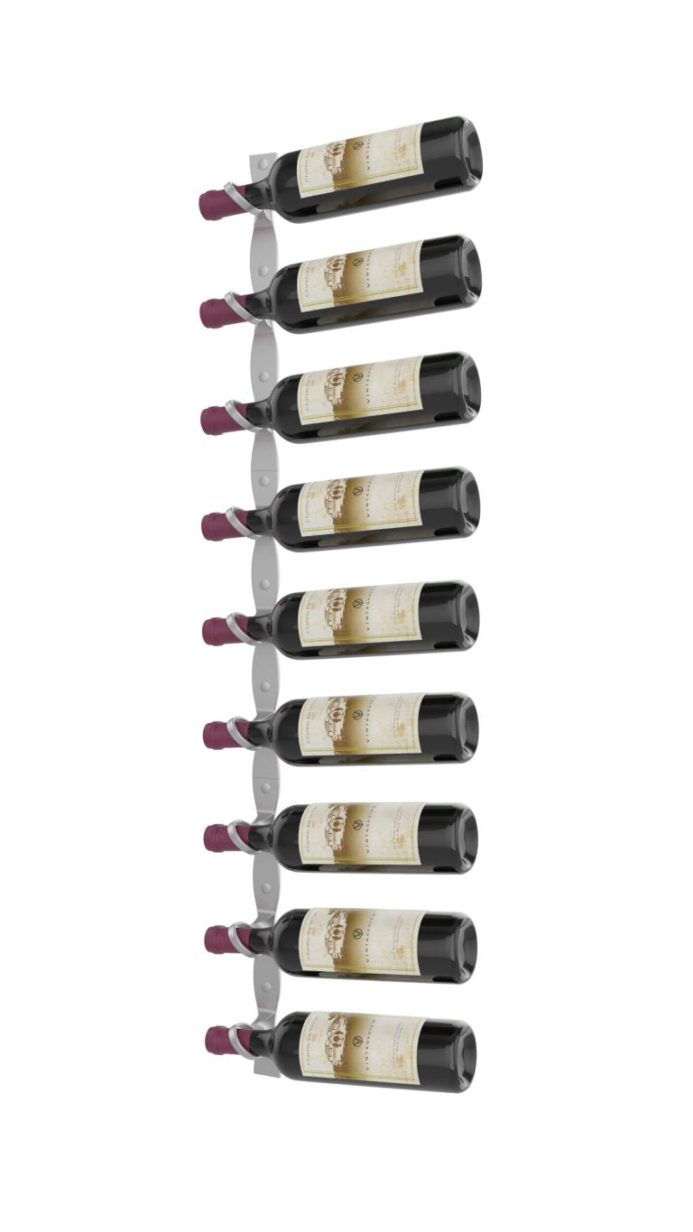 VintageView Helix Single 45 (minimalist wall mounted metal wine rack kit)