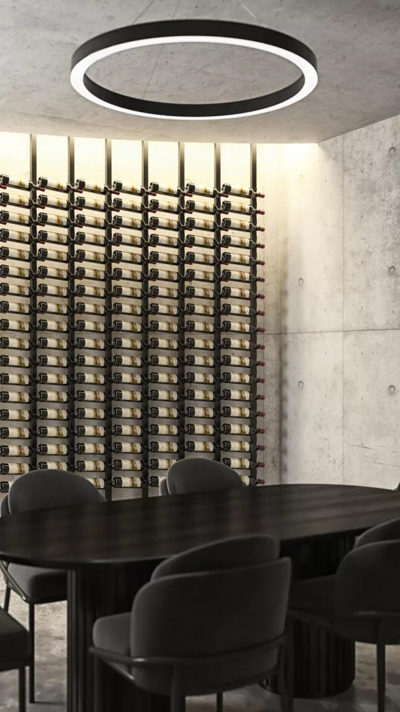 VintageView Helix Single 60 (minimalist wall mounted metal wine rack kit)