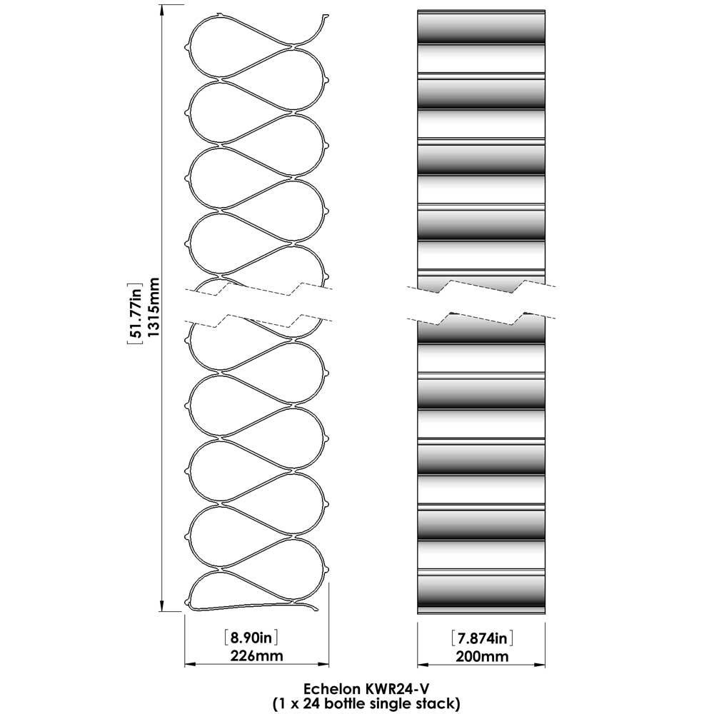Echelon 24-Bottle Kit (1×24 Single Stack)