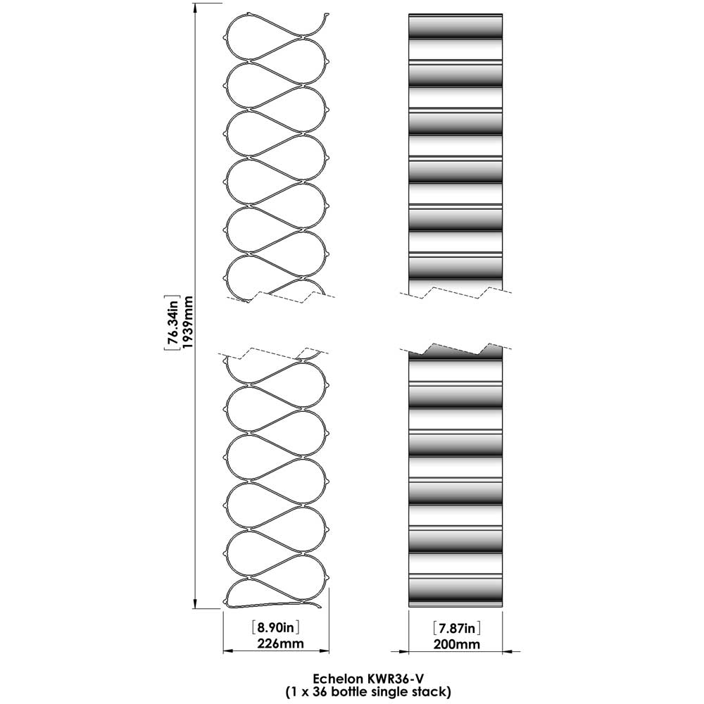 Echelon 36-Bottle Kit (1×36 Single Stack)