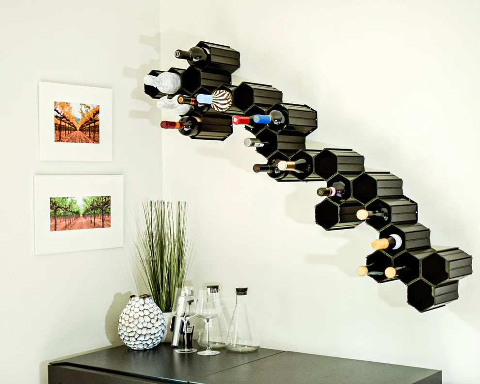 WineHive® 20-Cell Modular Wine Rack