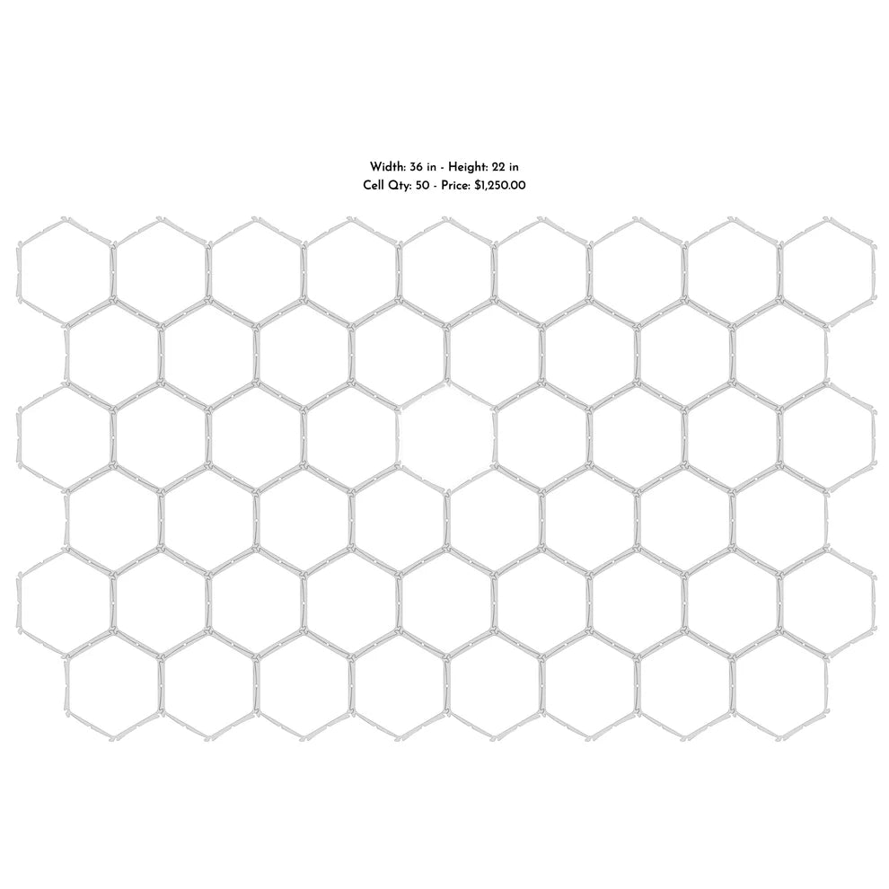 WineHive® 50-Cell Modular Wine Rack