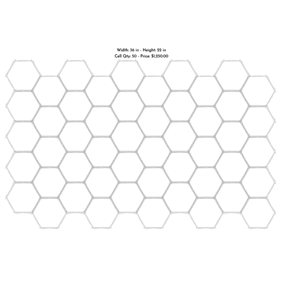 WineHive® 50-Cell Modular Wine Rack