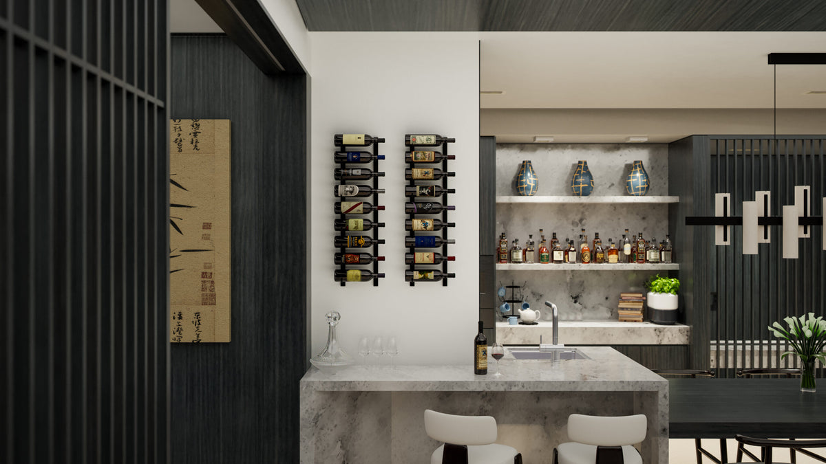 Ultra E-Series Wall Rails (3-36 Bottles)