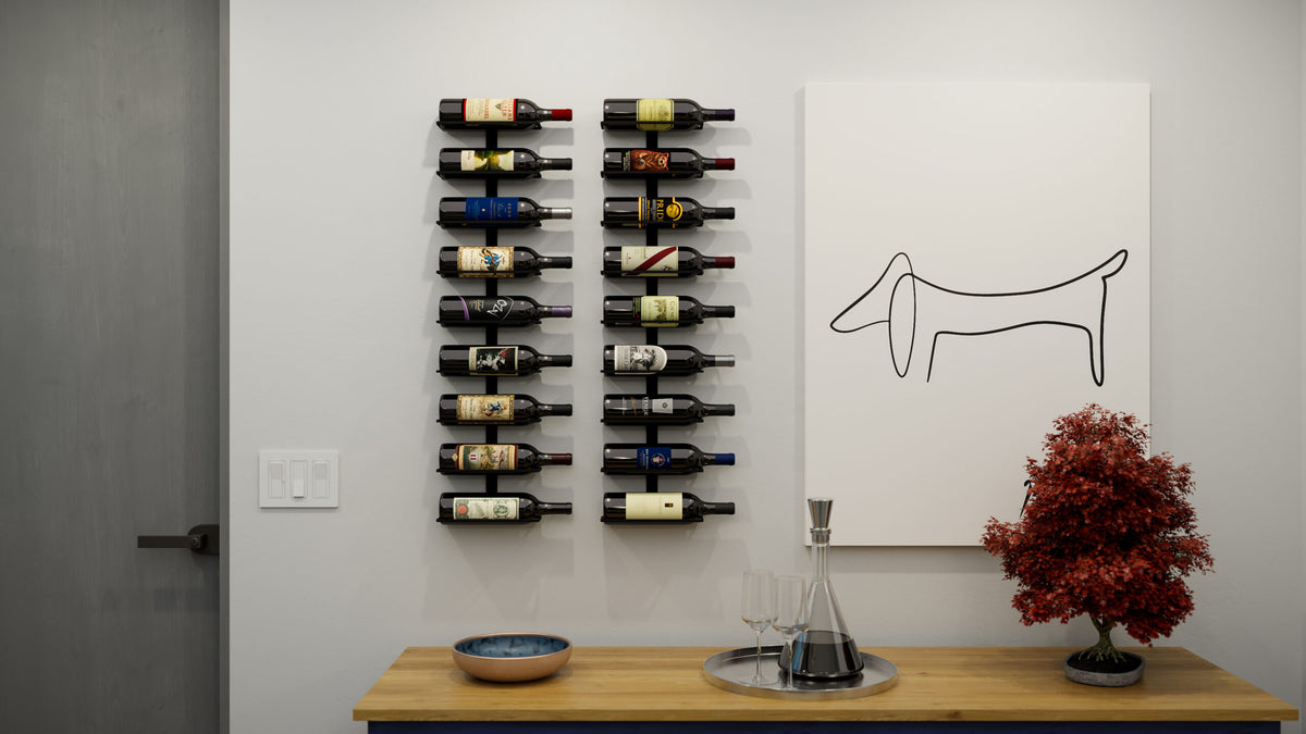 Ultra Max Reveal Label-Out Wall Rails (3-12 Bottles)