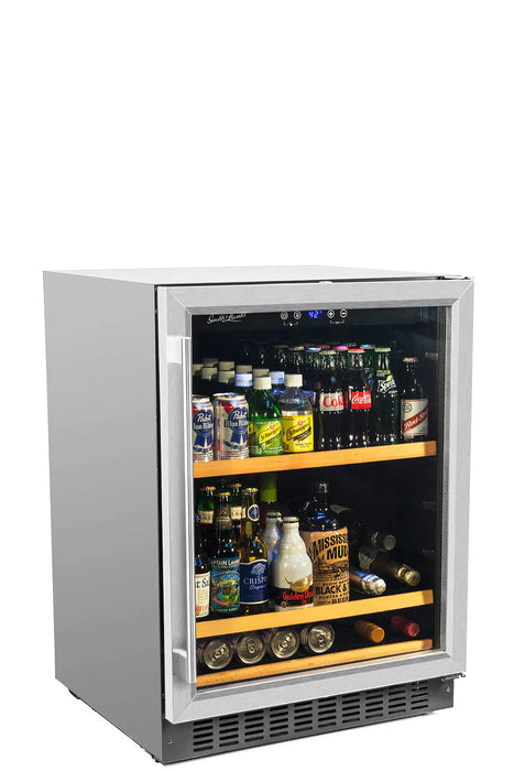 Smith & Hanks 178 Can Beverage Cooler, Stainless Steel Door Trim