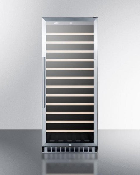 Summit 102 Bottle Single-Zone Wine Cooler w/ Glass Door