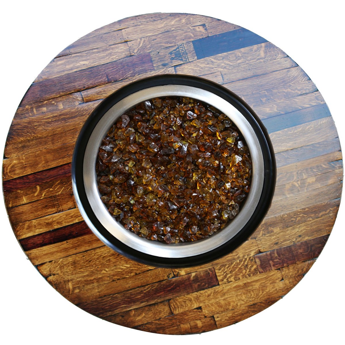 Reclaimed Wine Barrel Estate Fire Pit