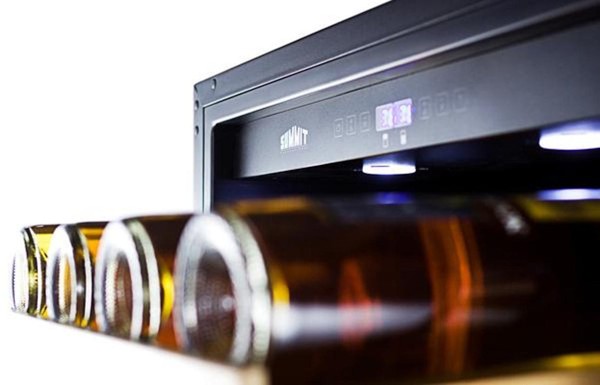 Summit Dual Zone 118 Bottle Wine Cellar SWC1875B