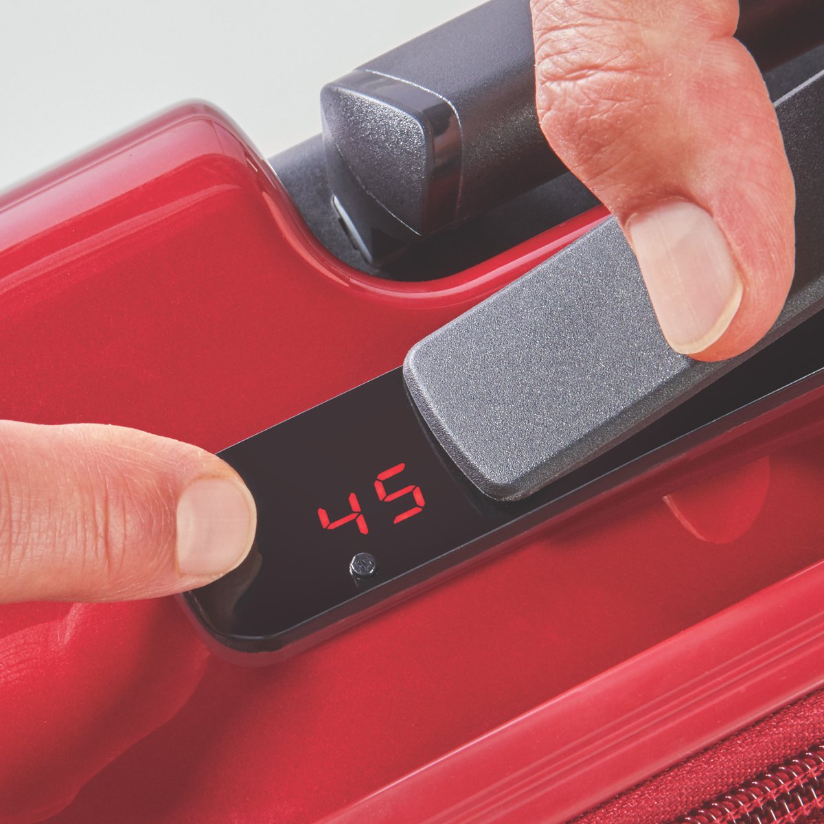 TSA-Approved 12-Bottle Wine Suitcase with Integrated Weight Scale