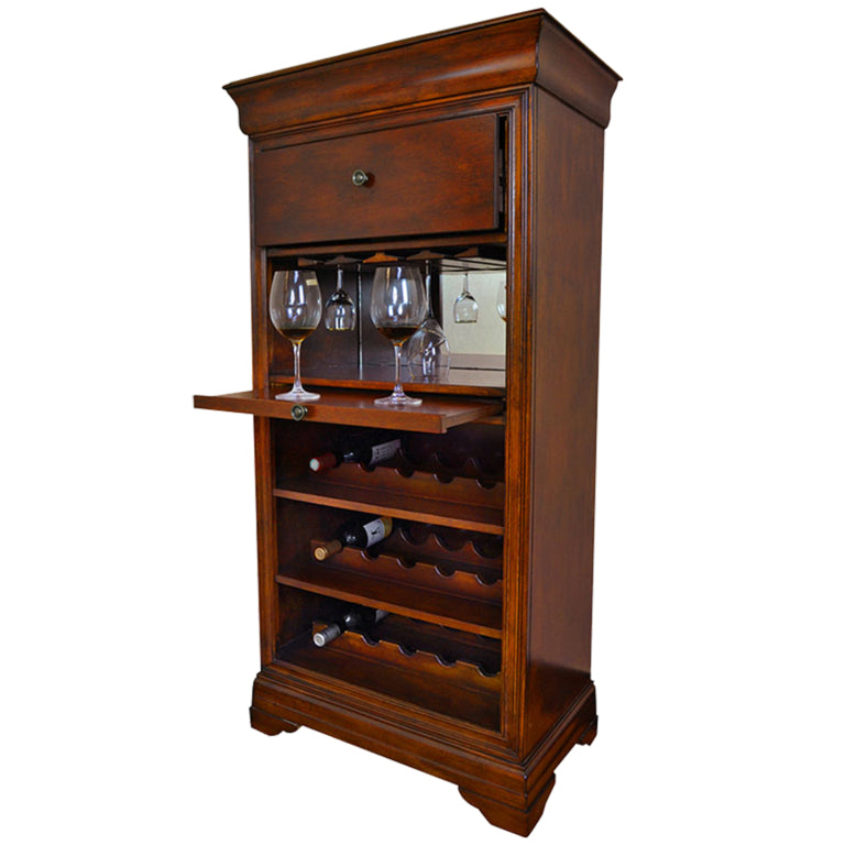 Bar Cabinet with Wine Bottle Rack