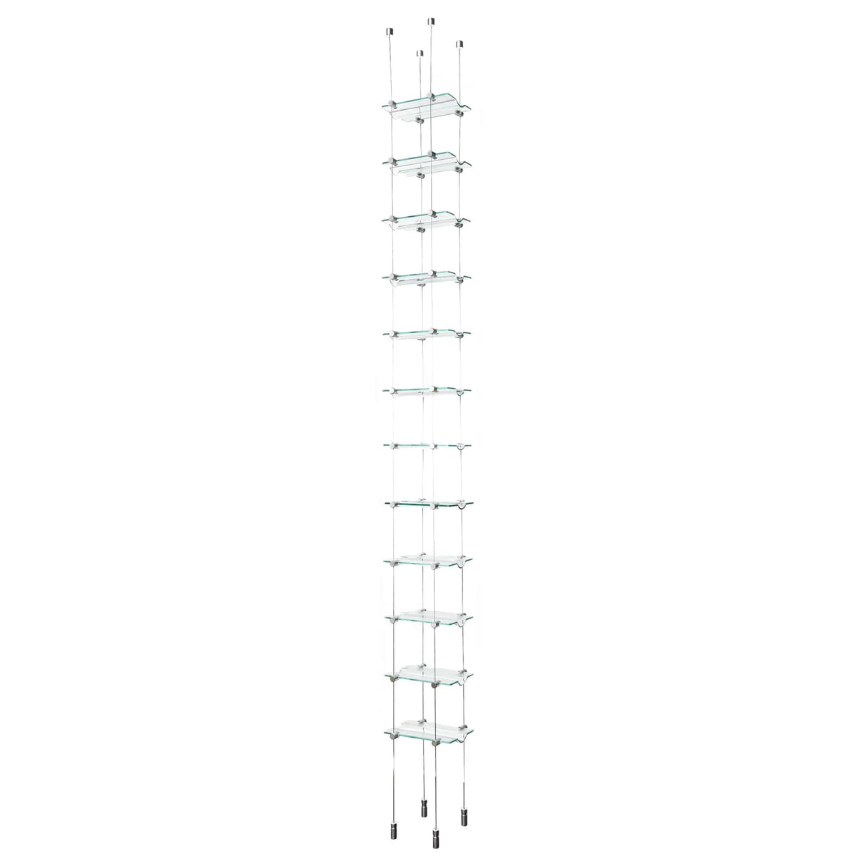 Blue Grouse 12 Bottle Float Cable Wine Racking Display Kit