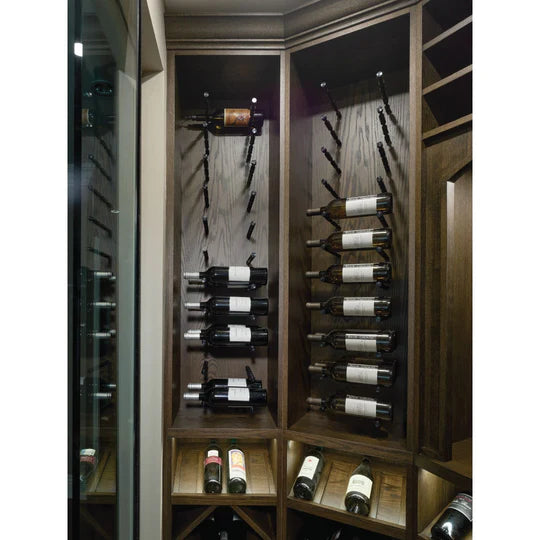 Blue Grouse VINdustry Label View Single Bottle Deep Wine Pegs (Pair)