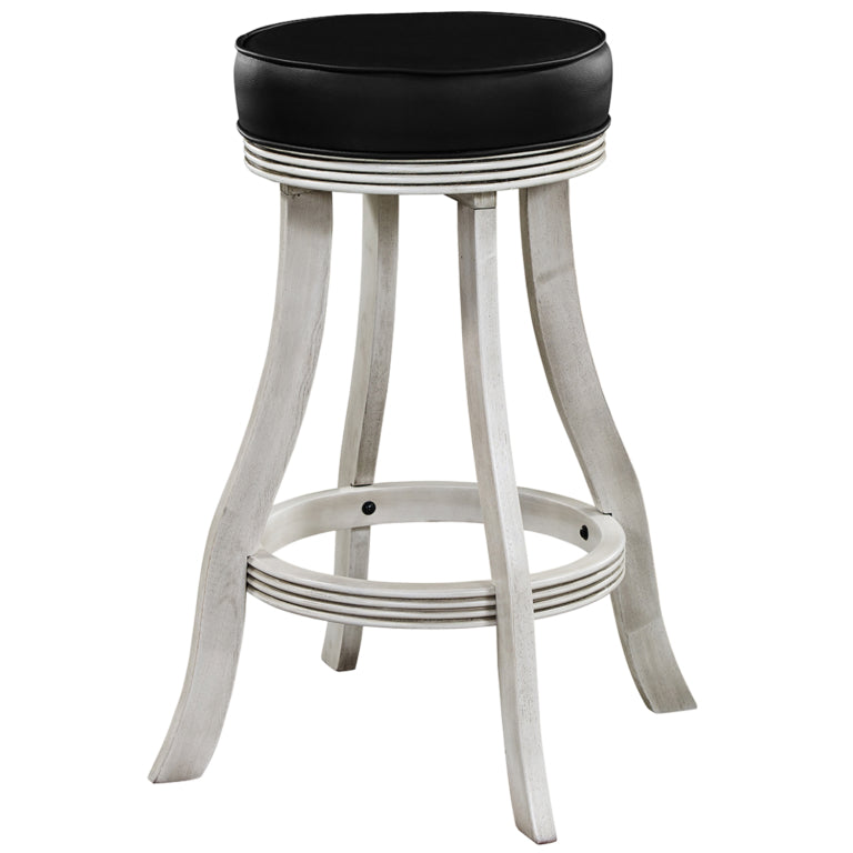 Elegant Backless Wood Barstool