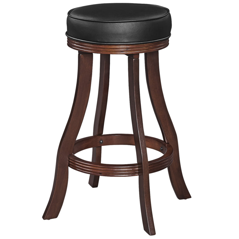Elegant Backless Wood Barstool