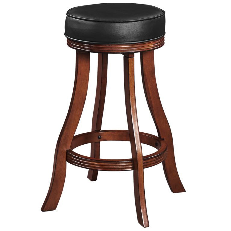 Elegant Backless Wood Barstool