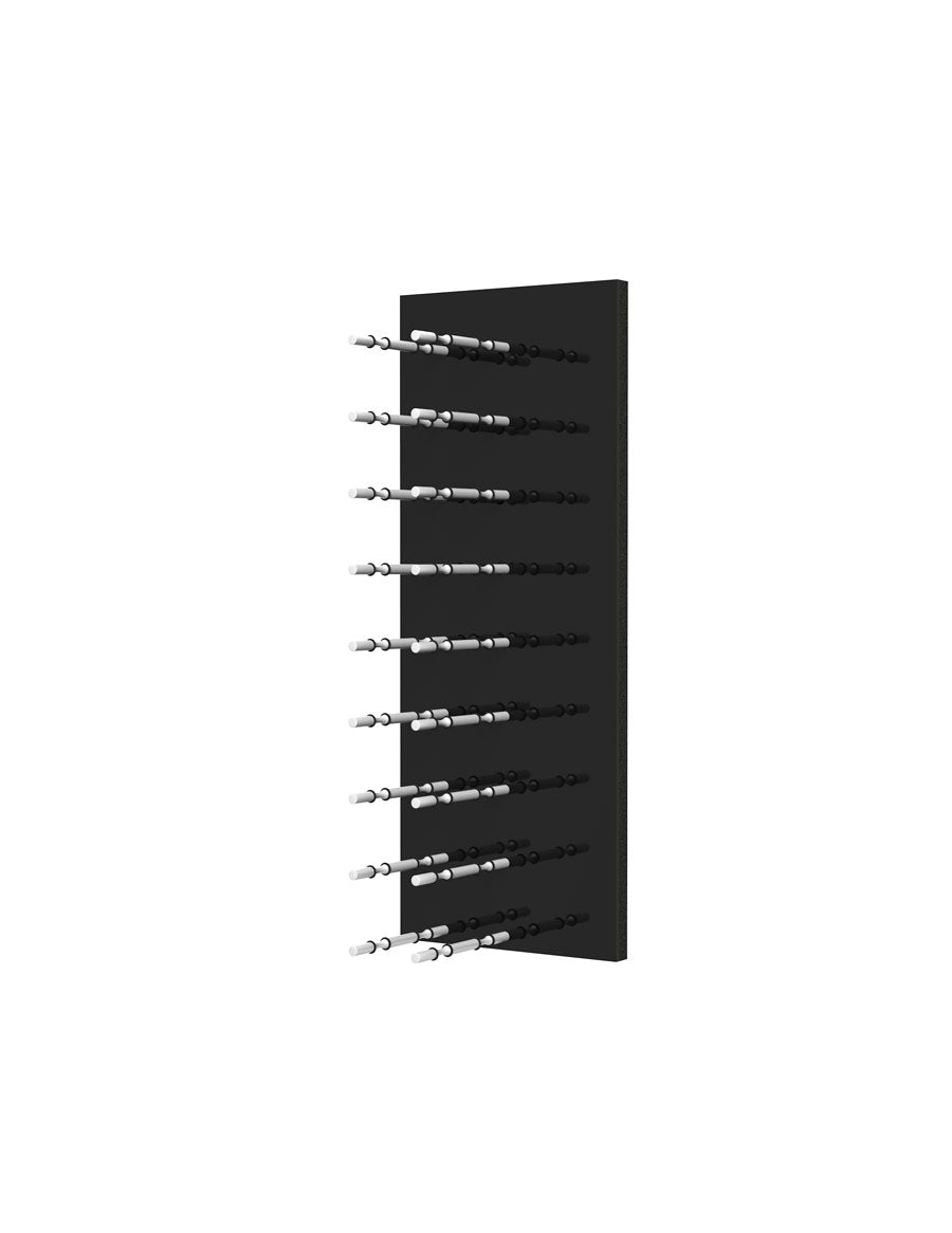 Fusion Wine Wall (Label Forward) - Black Acrylic (3 Foot)