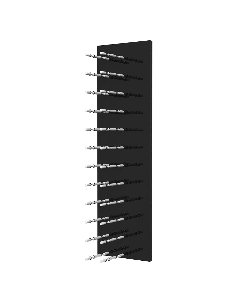 Fusion Wine Wall (Label Forward) - Black Acrylic (4 Foot)