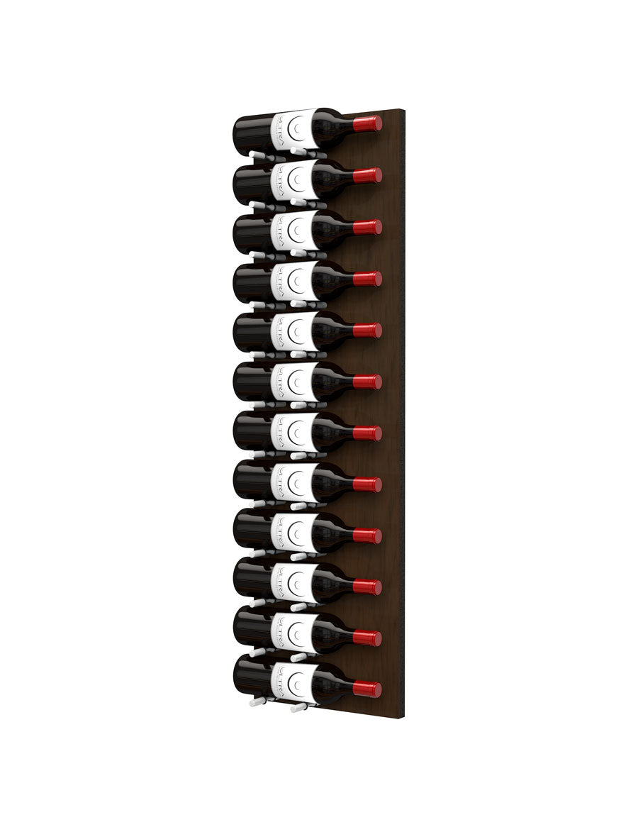 Fusion Wine Wall (Label Forward) - Dark Stain (4 Foot)