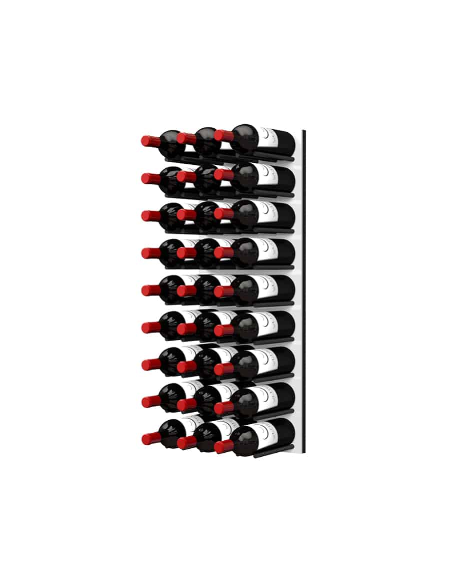 Fusion Wine Wall (Cork Forward) - White Acrylic (3 Foot)