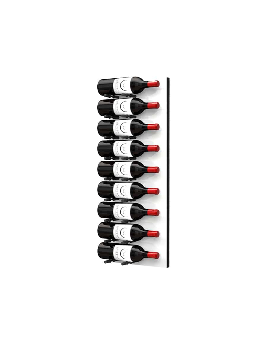 Fusion Wine Wall (Label Forward) - White Acrylic (3 Foot)