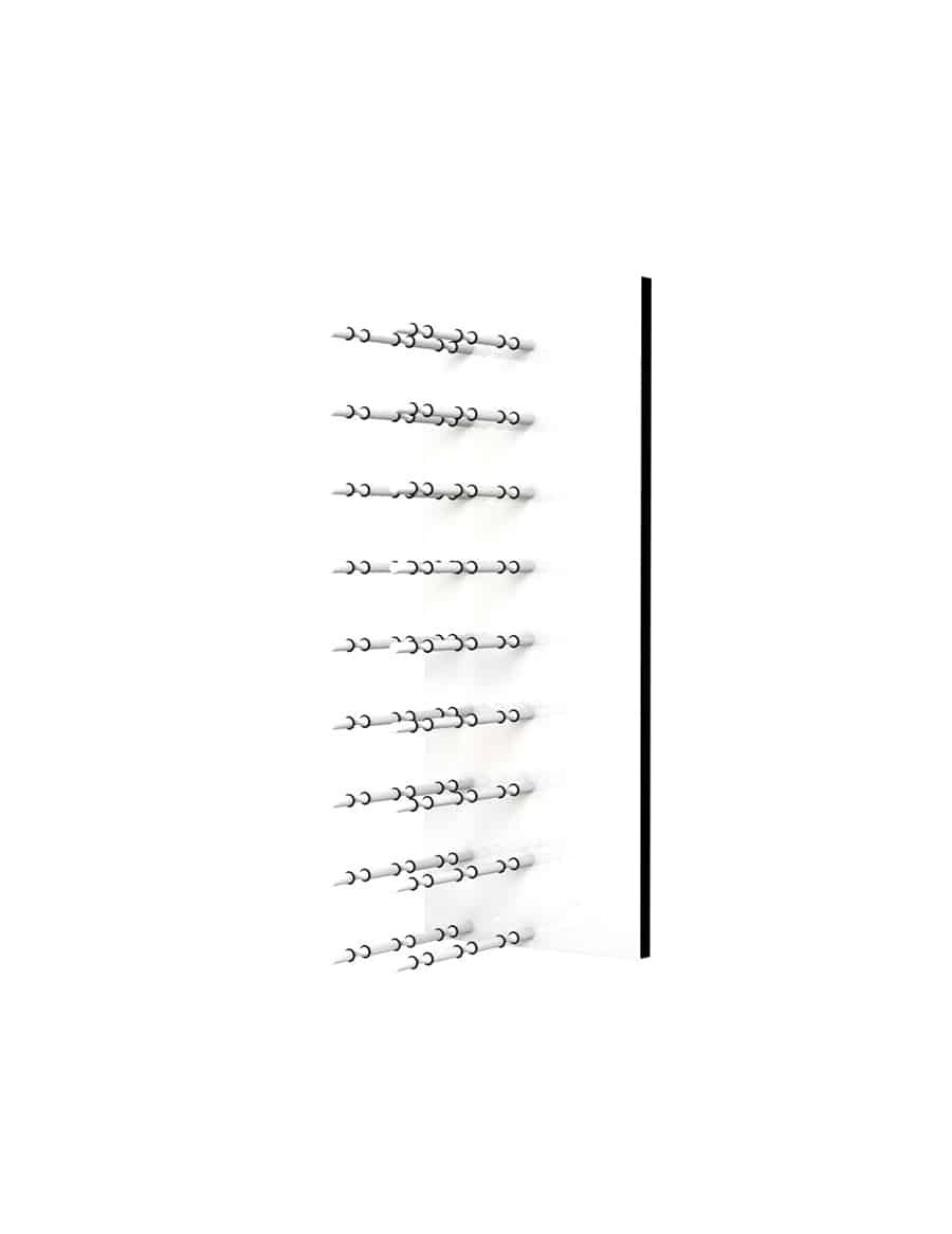 Fusion Wine Wall (Label Forward) - White Acrylic (3 Foot)