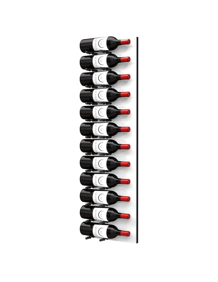 Fusion Wine Wall (Label Forward) - White Acrylic (4 Foot)