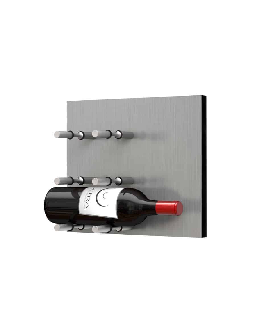 Fusion Wine Wall Panel (Label Forward) - Alumasteel (3 Bottles)