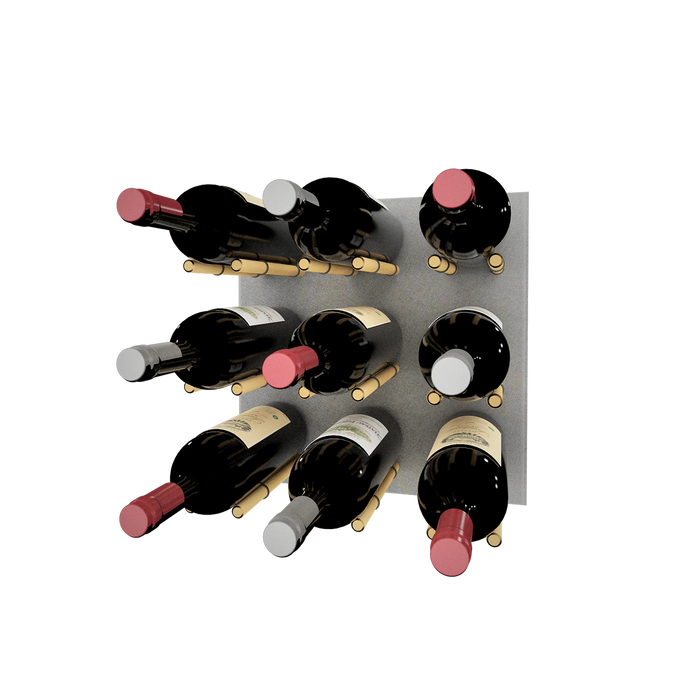 Kessick Wine as Art 14" x 14" Textured Panel Wine Rack