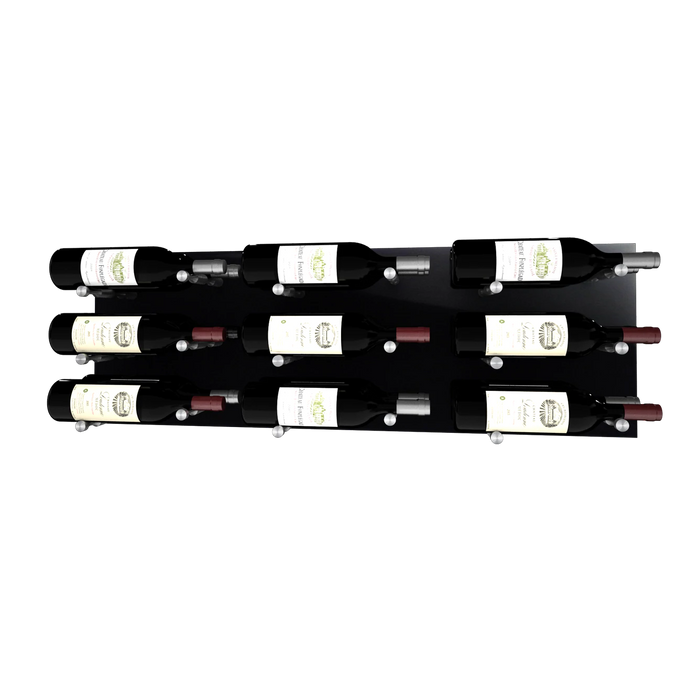 Kessick Wine as Art 42" x 14" Horizontal High Gloss Panel Wine Rack