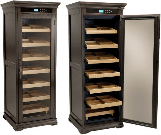The Remington Electronic Humidor Cabinet | 2000 Cigars (Espresso)
