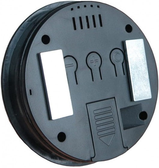 Round Digital Hygrometer (Polished Gold)