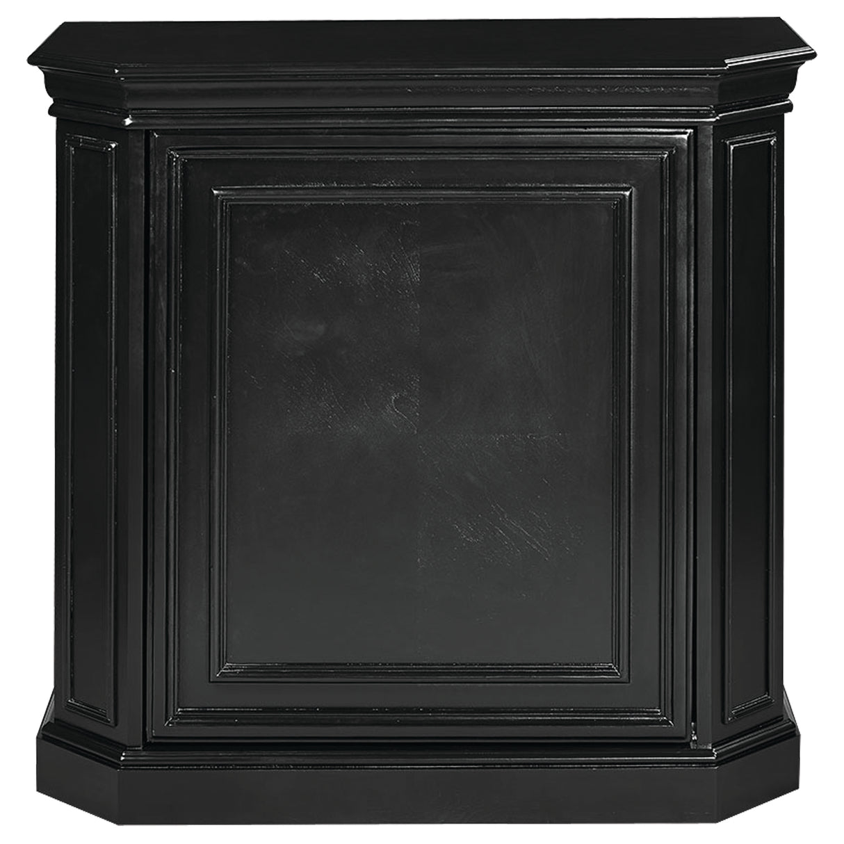 Solid Wood Bar Cabinet with Interior Storage