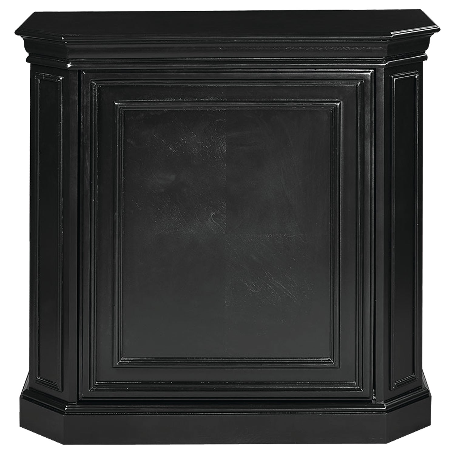 Solid Wood Bar Cabinet with Interior Storage