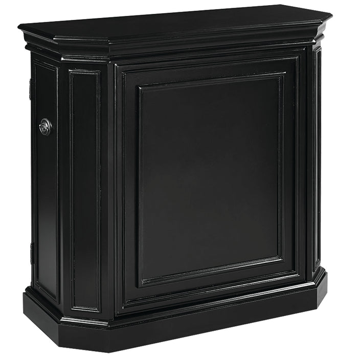 Solid Wood Bar Cabinet with Interior Storage