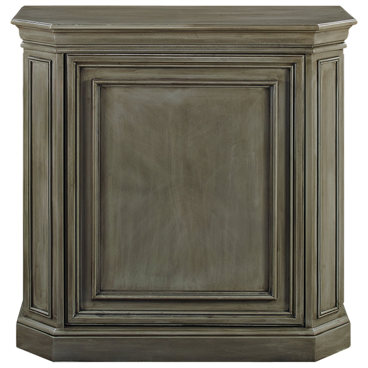 Solid Wood Bar Cabinet with Interior Storage