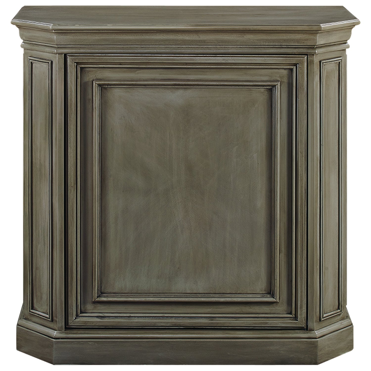 Solid Wood Bar Cabinet with Interior Storage