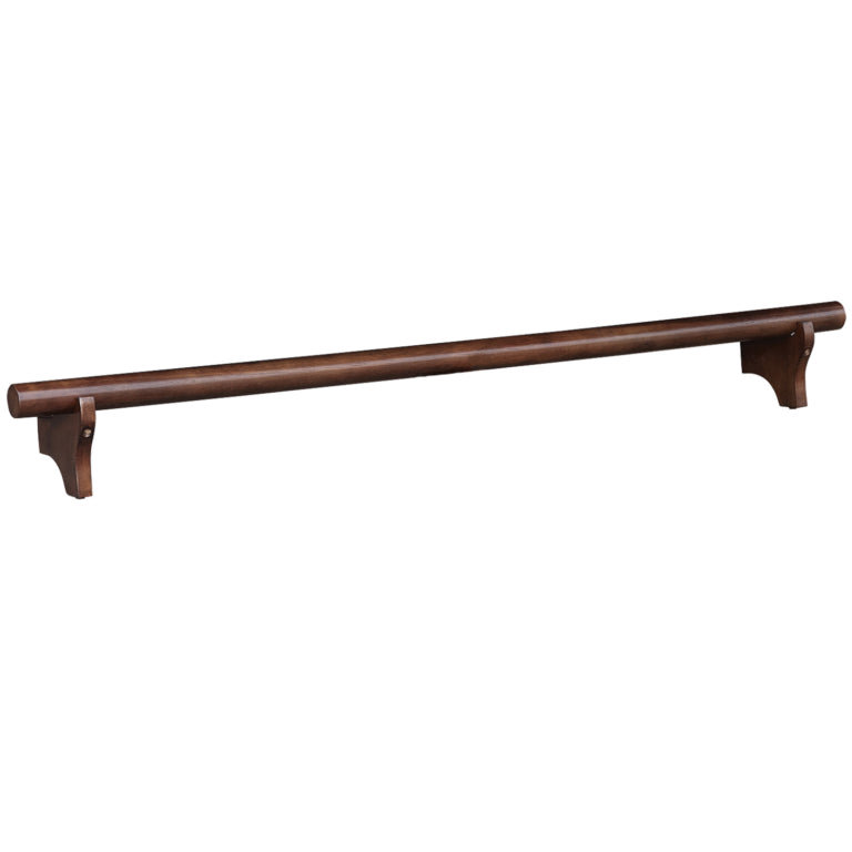 Solid Wood Dry Bar Foot Rail - 60" Wide
