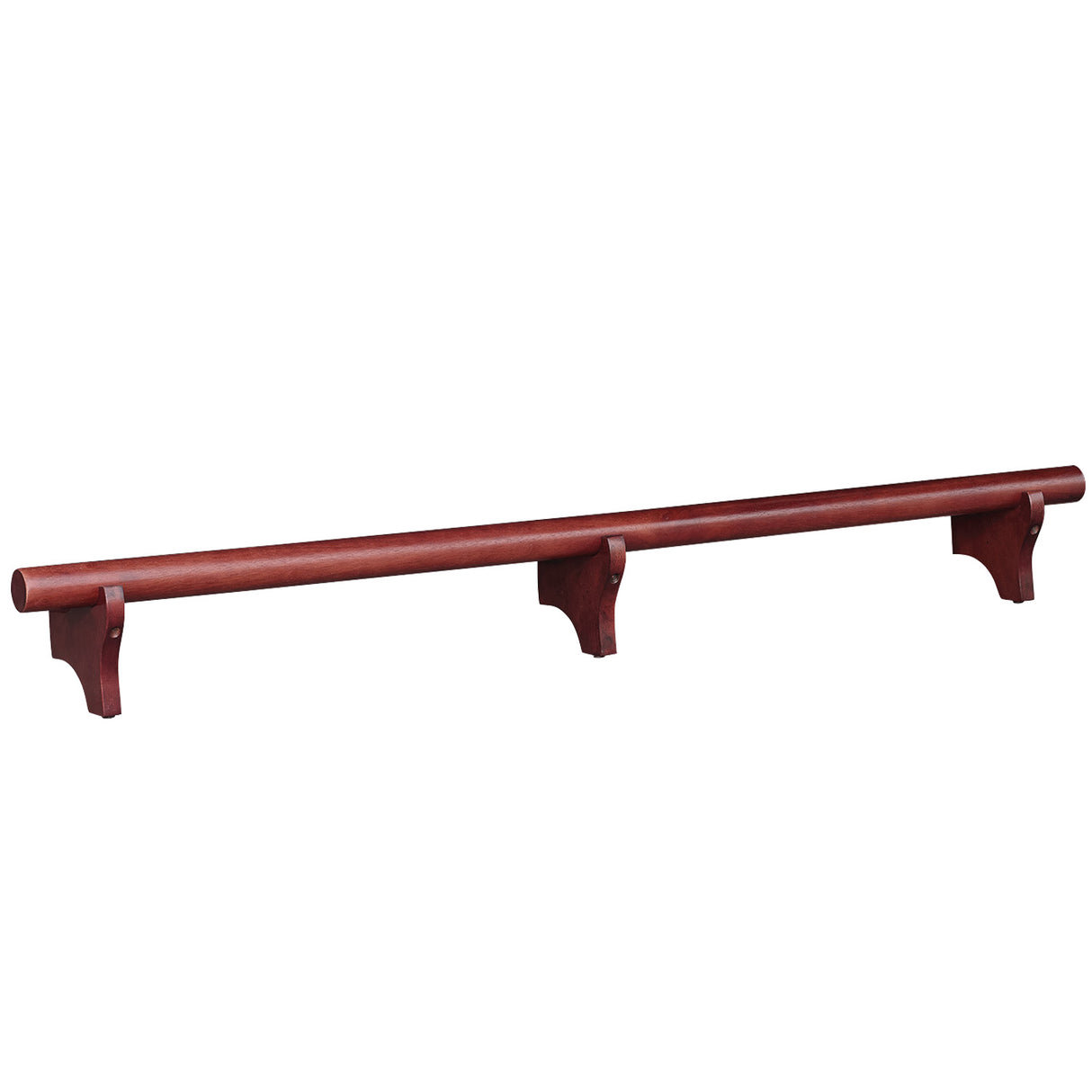 Solid Wood Dry Bar Foot Rail - 72" Wide