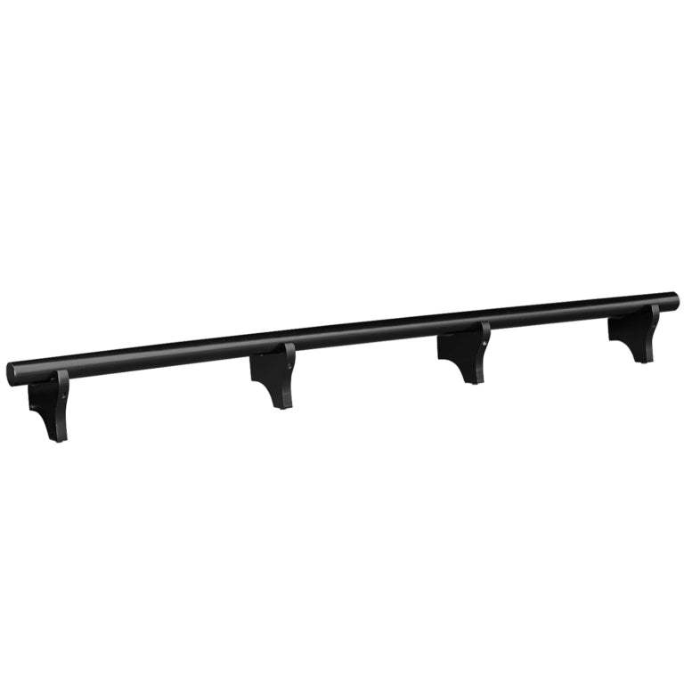 Solid Wood Dry Bar Foot Rail - 84" Wide