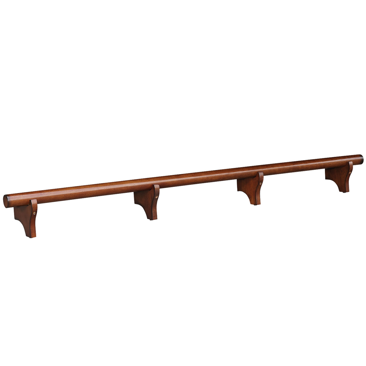 Solid Wood Dry Bar Foot Rail - 84" Wide