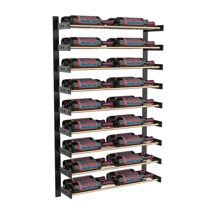 VintageView Evolution Wine Wall 45″ 2C Wall Mounted Wine Rack System (18 to 54 bottles)